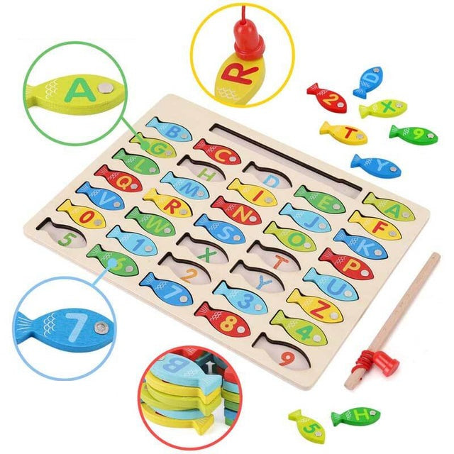 -20%  Magnetic Wooden Fishing