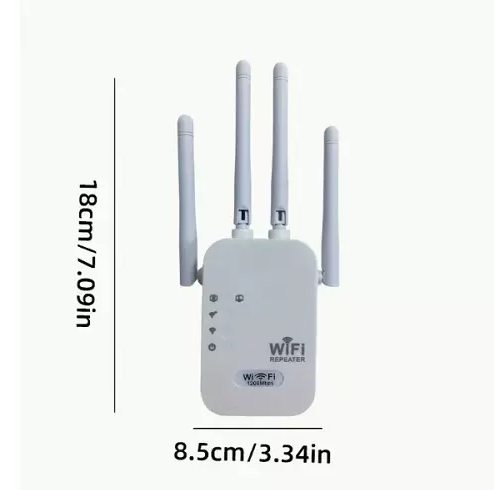 1200Mbps WiFi Range Extender Repeater Wireless Signal Booster