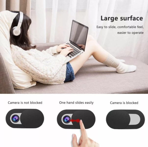 Ultra-Slim Webcam Privacy Cover – Phone, Laptop & Computer Camera Protection