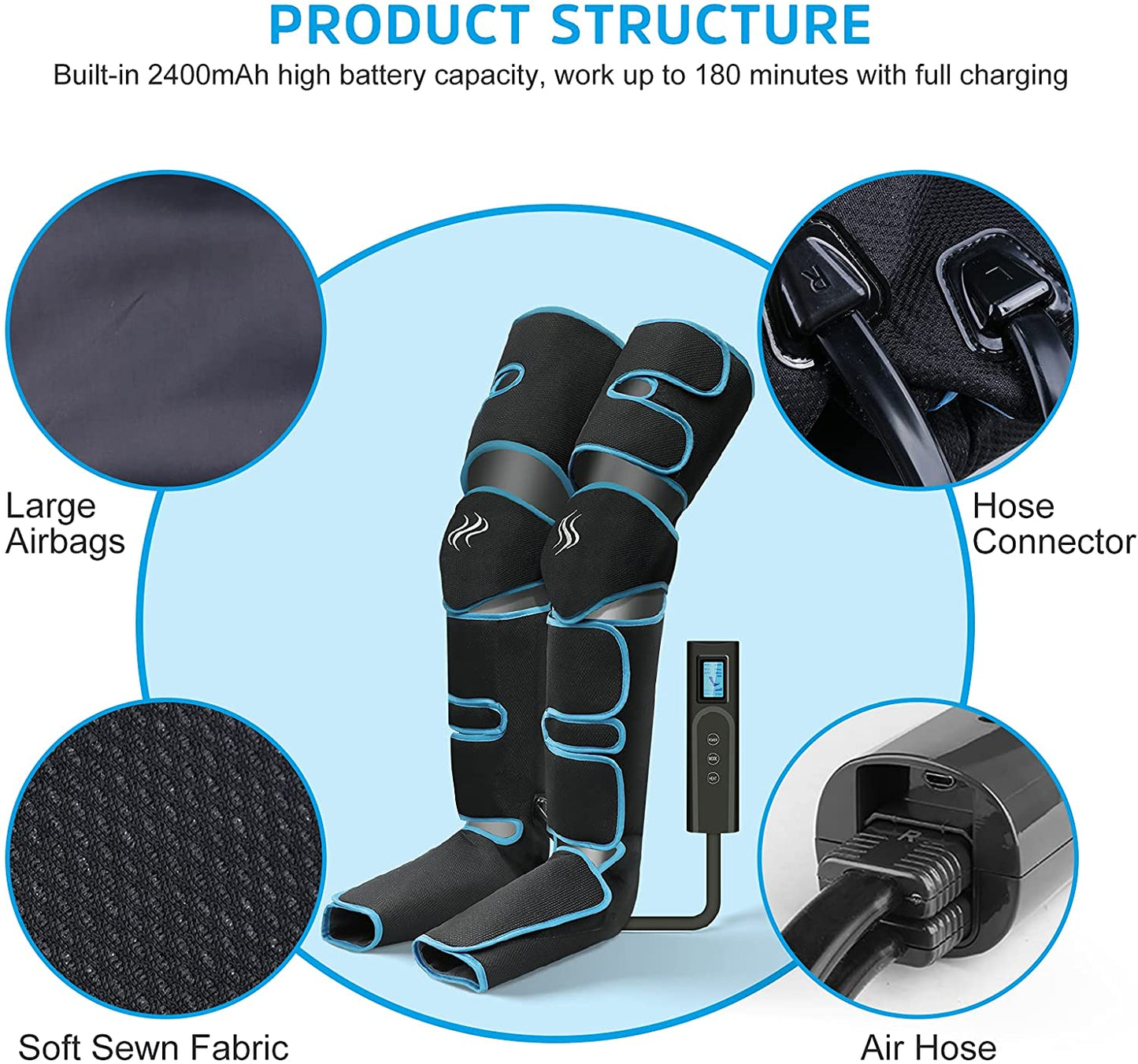 Upgraded Air Compression Leg Massager