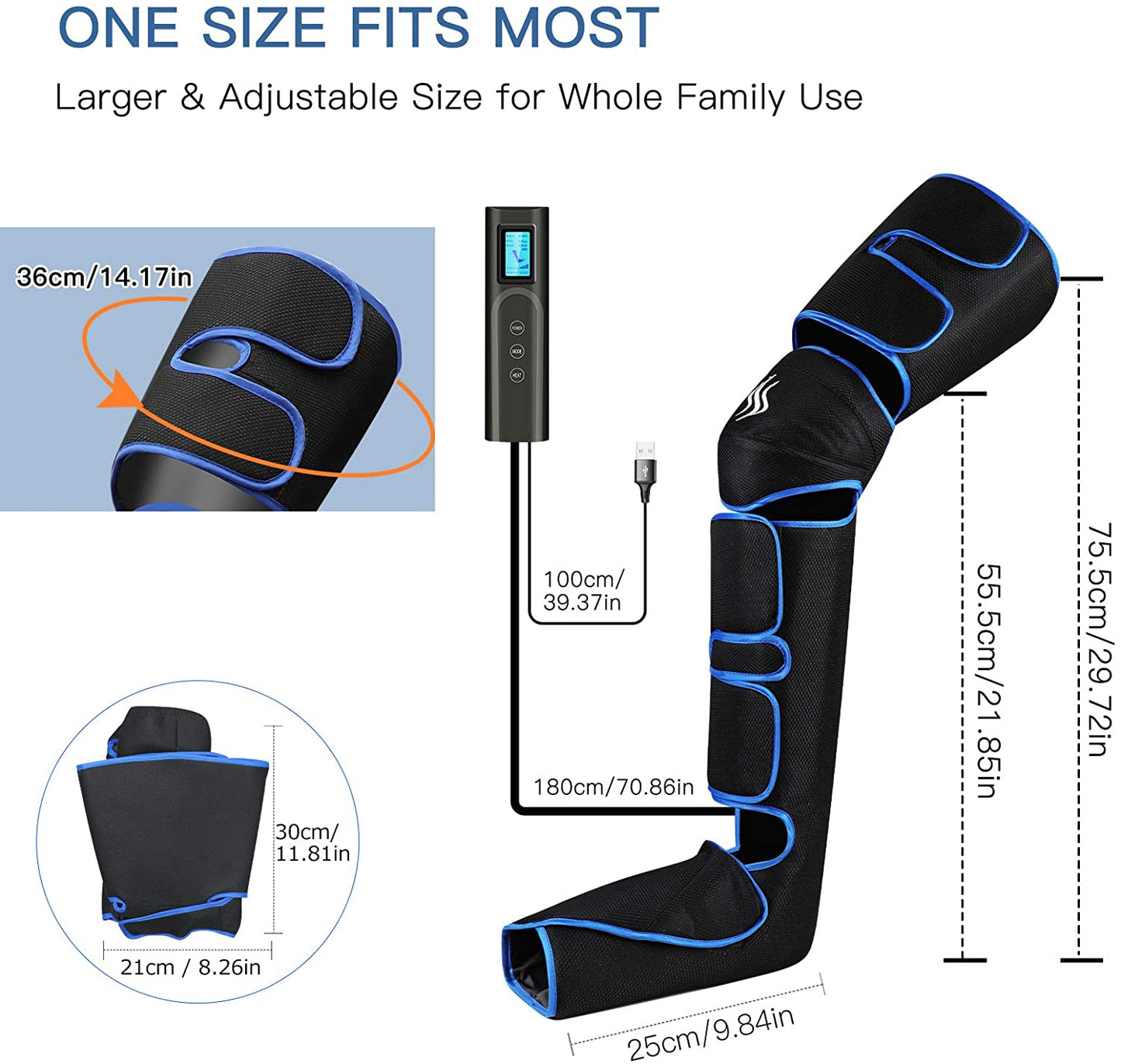 Upgraded Air Compression Leg Massager