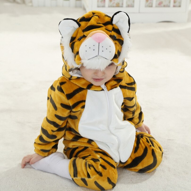 -20%Baby romper with tiger design