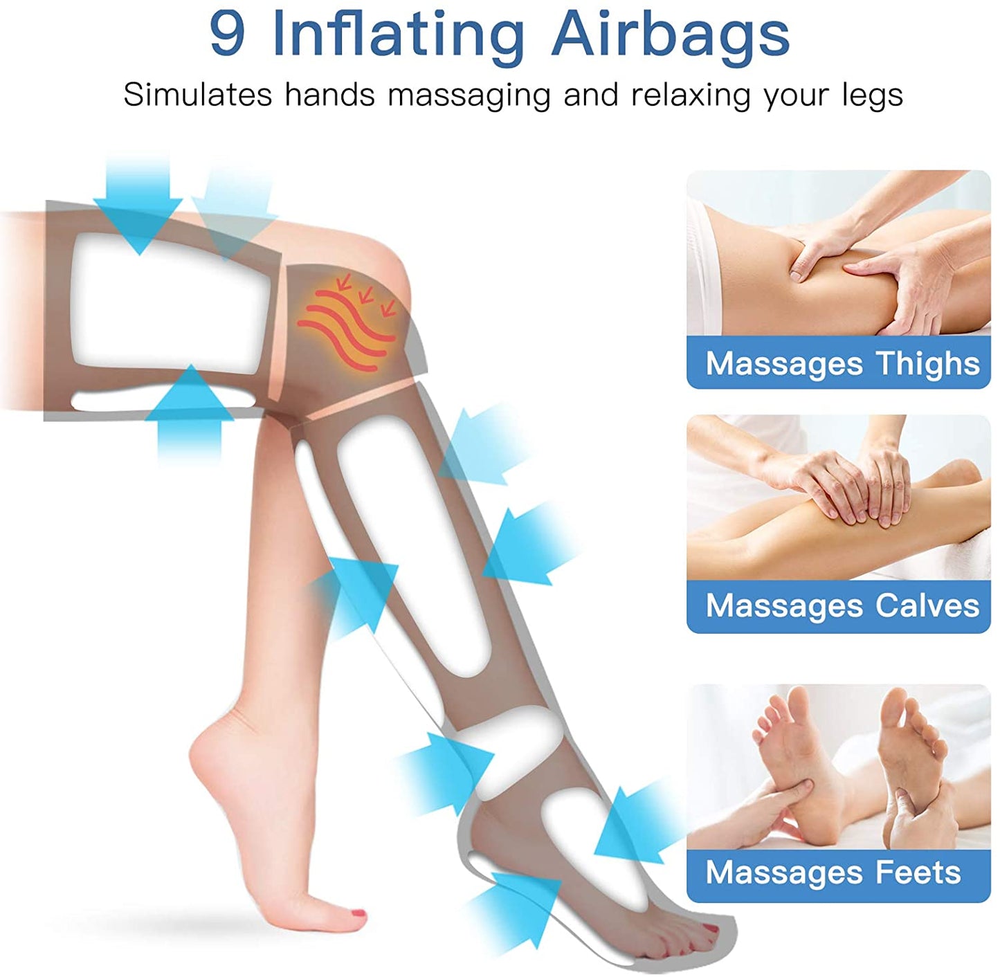 Upgraded Air Compression Leg Massager