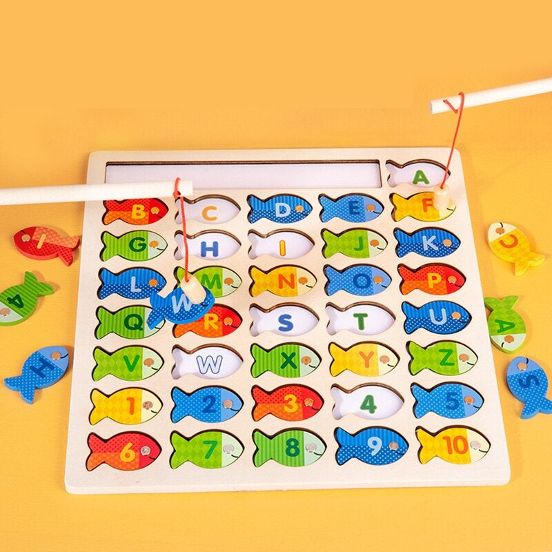 -20%  Magnetic Wooden Fishing