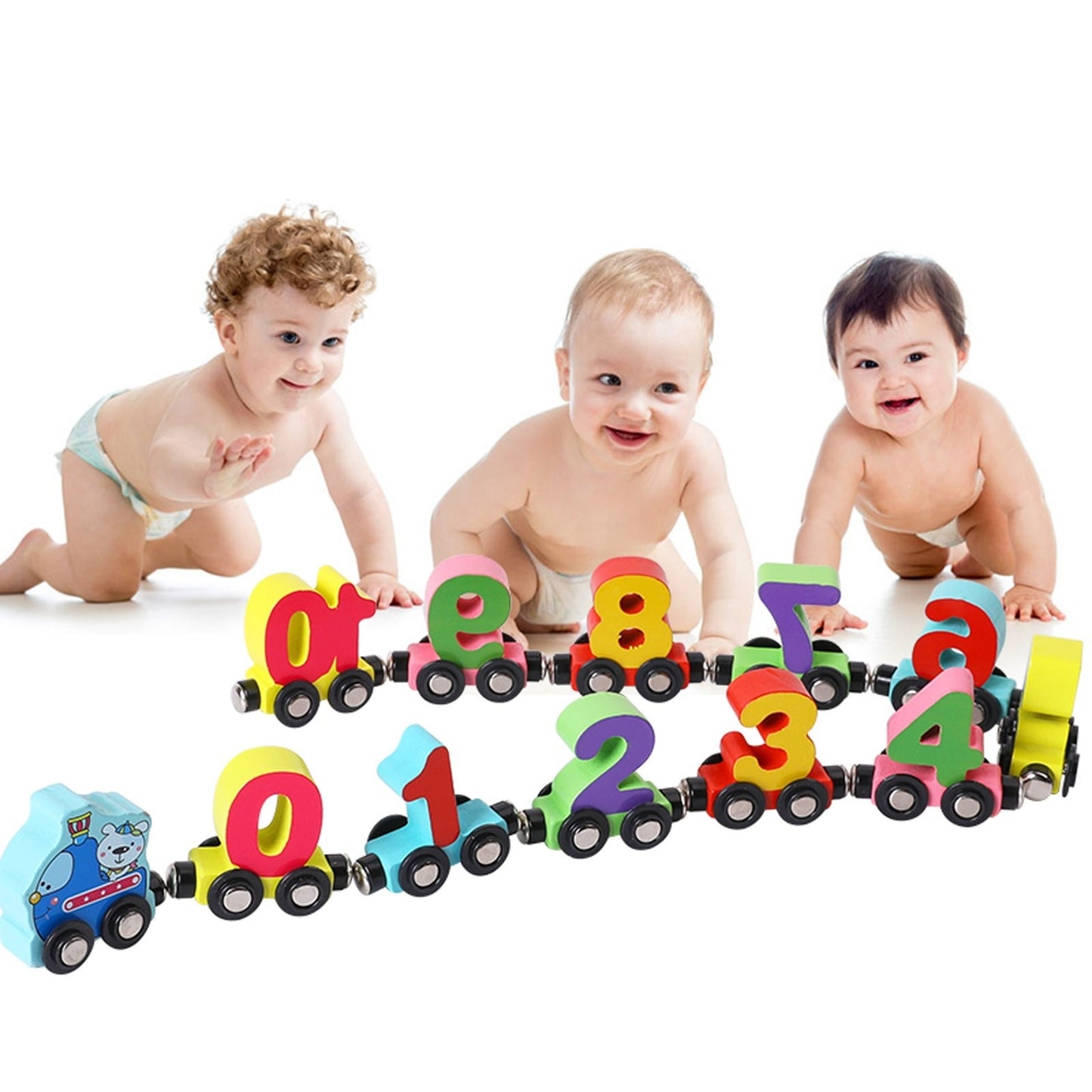 -30% Wooden Number Train