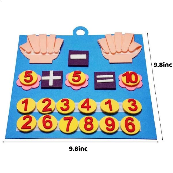-30% Montessori  Felt Finger Numbers Toy
