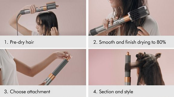 Dyson Airwrap™ multi-styler and dryer Straight+Wavy (Nickel/Copper)