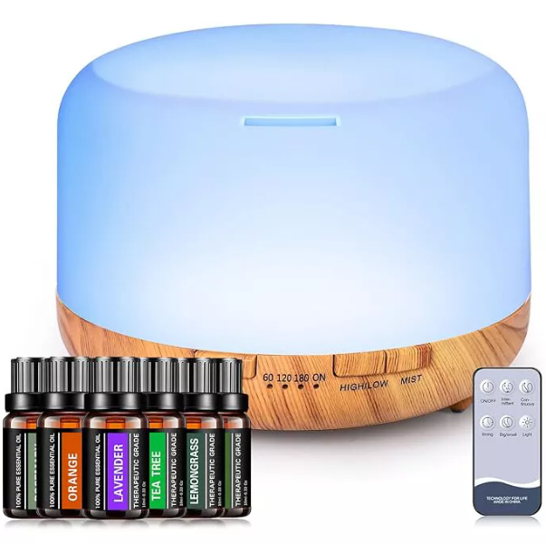 Electric Oil Scented Aromatherapy Aroma Diffuser Ultrasonic Homedics Scent