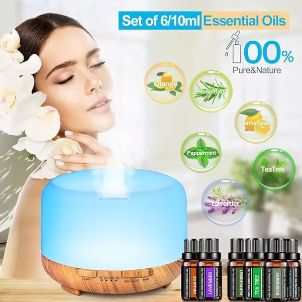 Electric Oil Scented Aromatherapy Aroma Diffuser Ultrasonic Homedics Scent