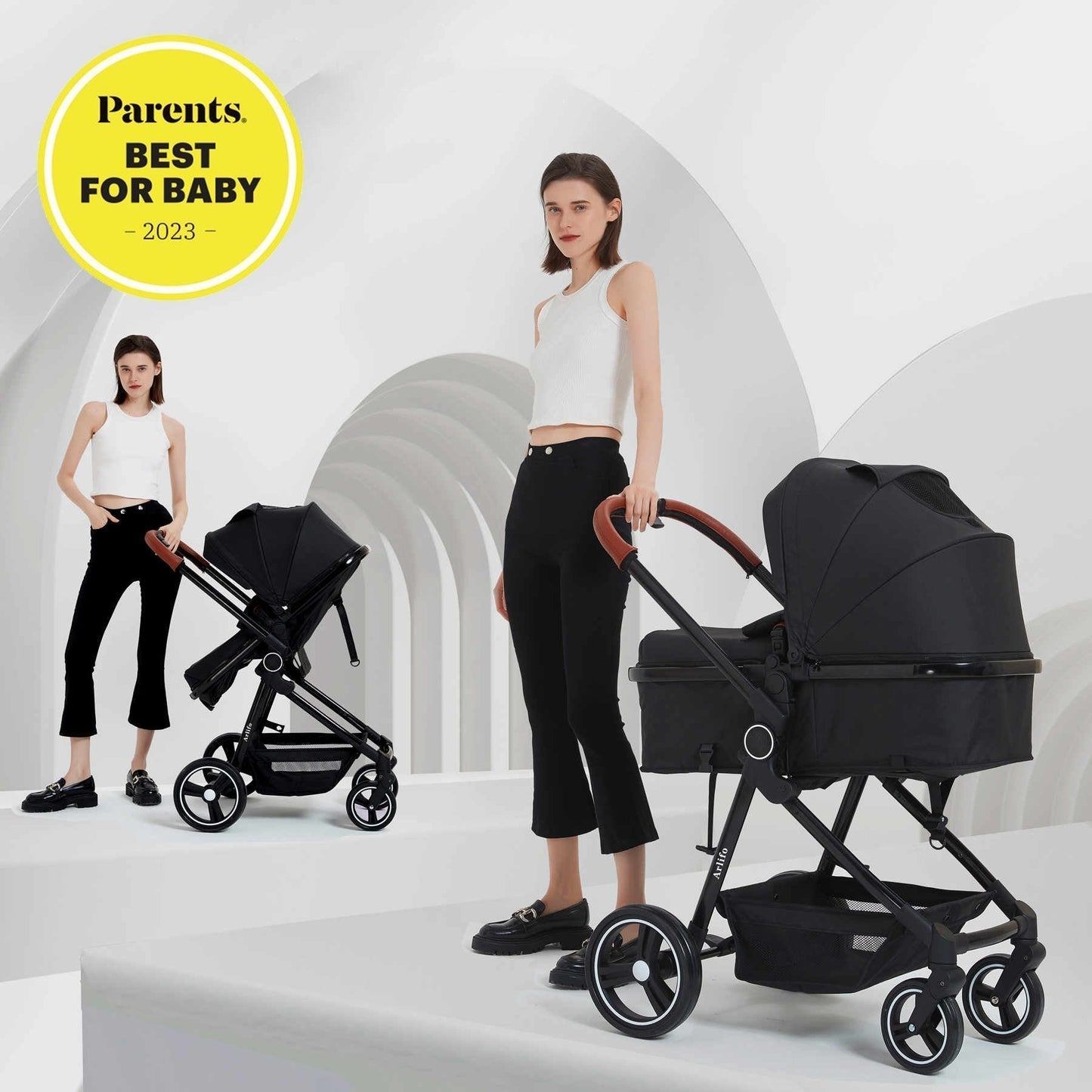 Arlifo™ Best 2-In-1 Baby Infant Foldable Stroller For All-Terrain