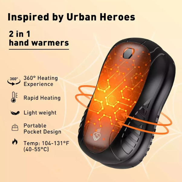 6000mAh Rechargeable Pocket Hand Heat Warmers