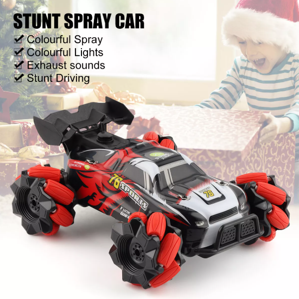 Hand-Controlled 4WD RC Stunt Car – Gesture Sensing Twist & Drift Remote Control Toy