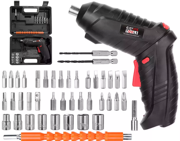 Electrical Cordless Rechargeable Power Screwdriver Set