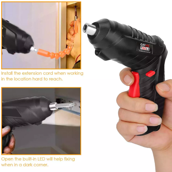 Electrical Cordless Rechargeable Power Screwdriver Set