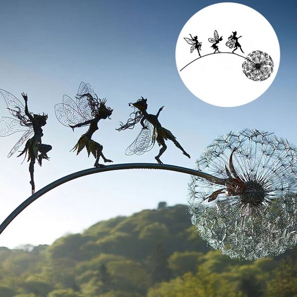 Fairy Steel Garden Sculptures