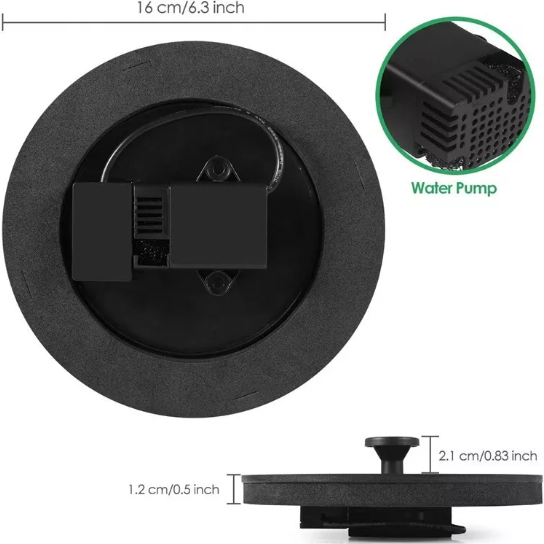 Solar-Powered Fountain – Floating Bird Bath Water Pump for Garden & Outdoor Features