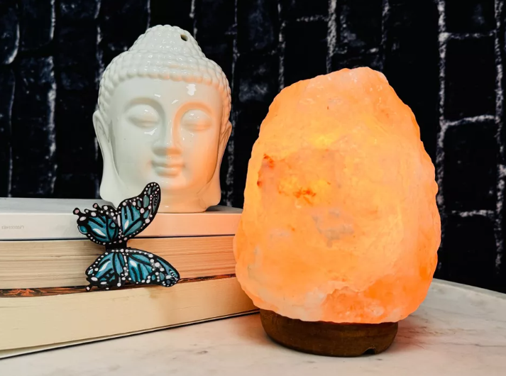 Pink Himalayan Salt Light – Soothing Rock Lamp for Home & Wellness