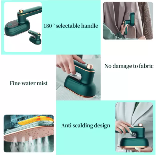 Professional Handheld Garment Steamer – Portable Mini Iron for Fast Wrinkle Removal