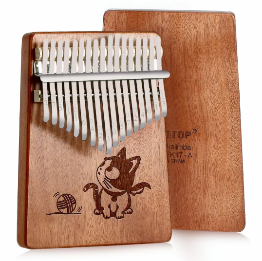 Kalimba Thumb Piano – 17-Key Finger Piano for Relaxing & Soothing Music