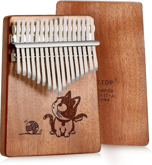 Kalimba Thumb Piano – 17-Key Finger Piano for Relaxing & Soothing Music