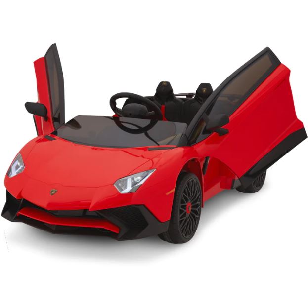 12V Kids Ride On Lamborghini Aventador SV Sports Car Toy w/ Parent Control