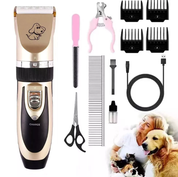 Professional Dog Grooming Clippers – Rechargeable Pet Hair Trimmers for Dogs & Cats