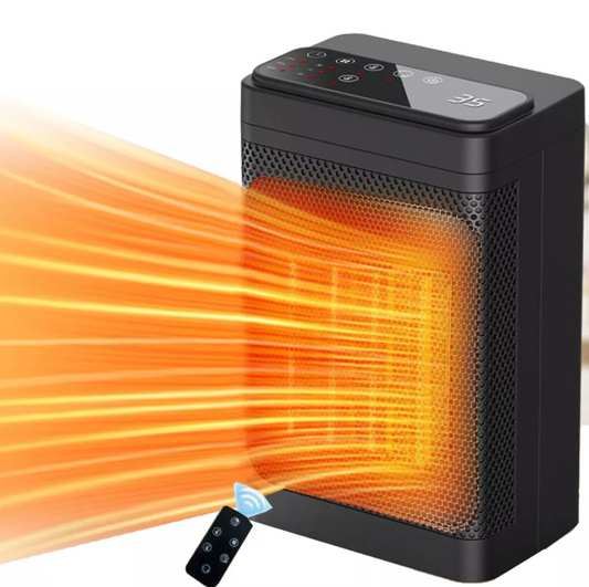 1500W Portable Electric Space Room Heater With Remote