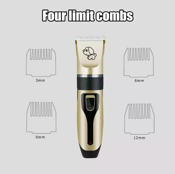 Professional Dog Grooming Clippers – Rechargeable Pet Hair Trimmers for Dogs & Cats