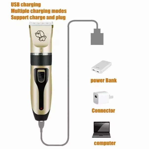 Professional Dog Grooming Clippers – Rechargeable Pet Hair Trimmers for Dogs & Cats