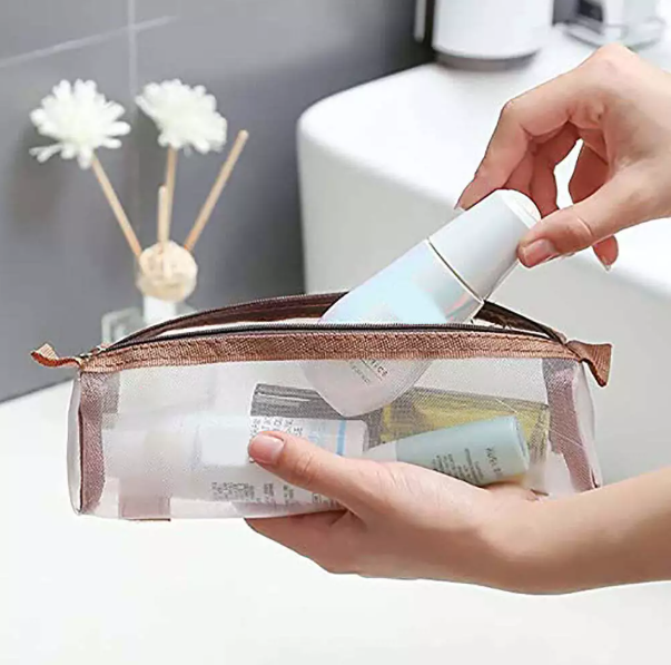 Foldable Toiletries Bag for Women with Multiple Detachable Compartments