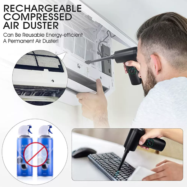 100000RPM Cordless Computer Keyboard Vacuum Cleaner